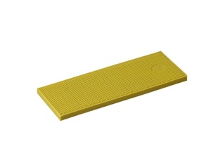 Пластина рихтовочная 32*4мм Желтая (уп.1000шт)