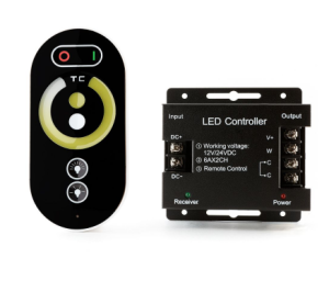 Контроллер + пульт/сенсор CCT MIX DBS-031 12A, 12/24V, 144/288W