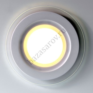 LED панель СТЕКЛО круглая ATRUM, D160, 12W, 4200K, 960ЛМ