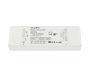 Контроллер 5в1 DBS-V5-L(WT) RGB/CCT/DIM/RGBW max30A, 12/24v, 360/720w Wi-fi/Tuya/2.4G