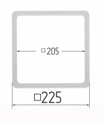 Термо квадрат (LED) 225 х 225мм (внутр 205 х 205)