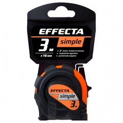 Рулетка EFFECTA simple 3м 16мм арт.570316