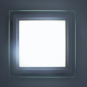 LED панель КВАДРАТ ATRUM стекло, 12W, 4200K, 160*120*35,  960ЛМ