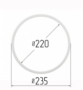 Протекторное кольцо для светильника диаметр 220мм